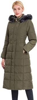 Long thick hooded down jacket Polydeer 1