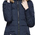 Mid-length jacket with hood trimmed with faux fur Orolay 10
