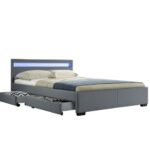 Fournier Décoration - Drawer Night bed 140x190 with LED 9