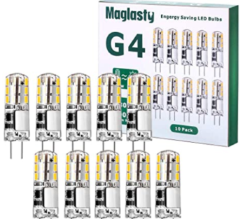 Pack of 10 LED G4 Tailcas Bulbs 1