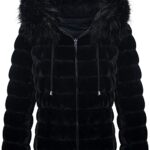 Giolshon double sided faux fur fleece jacket 11