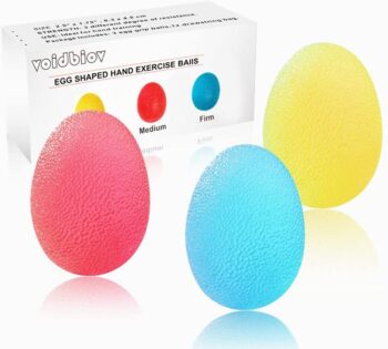 Voidbiov Oval anti-stress balls with 3 degrees of resistance 22