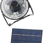 Vorcool 360° Solar Powered USB Fan for Office 12
