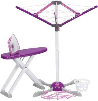 Ironing board and clothesline for little girl 50