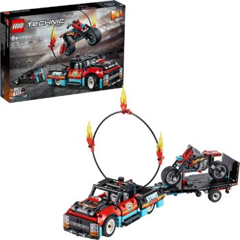 LEGO Technic 42106 - Truck and Motorcycle Stunt Show 76