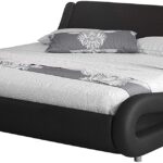 Modern Leatherette Bed Alessia Muebles Bonitos 12