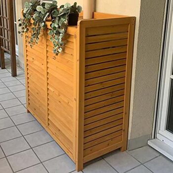 Wooden air conditioner cover Pivert 1