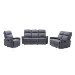 Manual reclining sofa set 3 + 2 + 1 seats JESS 9