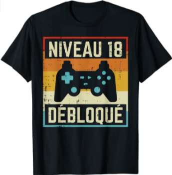 Unlocked Level 18 Gamer T-Shirt 55