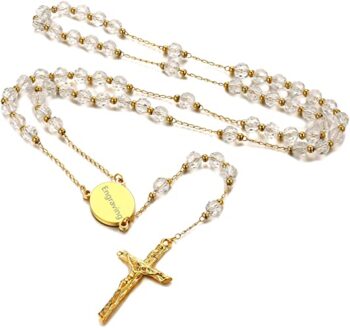 Catholic Rosary Necklace - FaithHeart 12