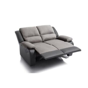 RELAX Sofa of relaxation 2 places Black and gray 2