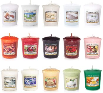 Assortment of 15 spring and summer candles 23