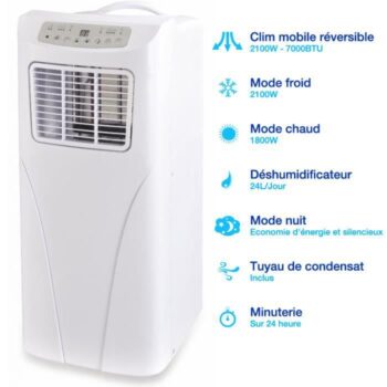 Airton reversible mobile air conditioner 2