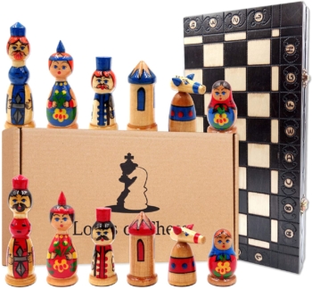 Large handmade chess set in precious wood - Amazinggirls 30
