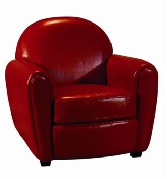 Red club chair 3