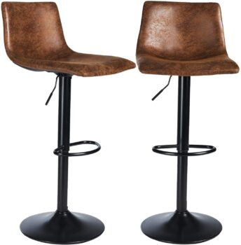 Dictac - Set of 2 retro industrial bar stools 4