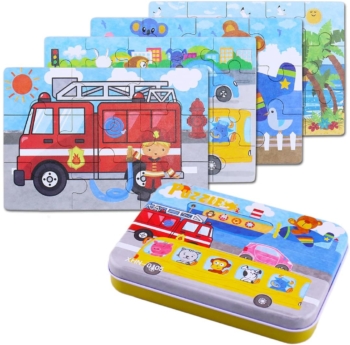 Magnetic wooden puzzles BBLike 4