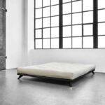Terre de nuit - Futon senza bed in black solid wood 140 x 200 cm 9