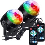 Lunsy - Set of 2 RGB LED Strobe Balls 12