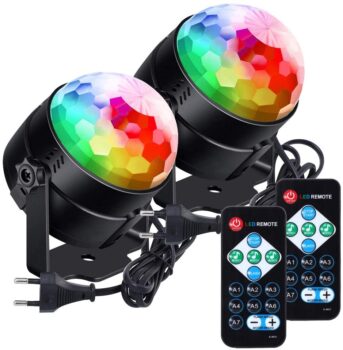 Lunsy - Set of 2 RGB LED Strobe Balls 4