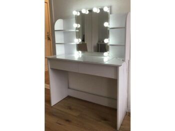 White dressing table with LED 4
