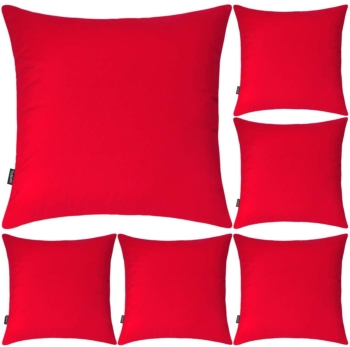 Coddsmz - 6 decorative square cushion covers 45 x 45 cm 9