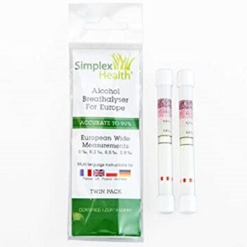 Set of 2 Simplex Health breathalyzers 4