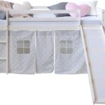Homestyle4u 1884 - Slide bed with star curtain 10