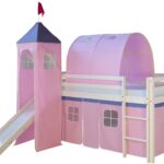 Homestyle4u 1496 - Loft bed for children with slide 12