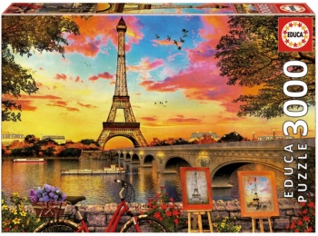 Educa Sunset in Paris - 3000 pieces 23
