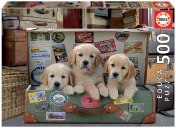Educa Puppies in Luggage - 500 pieces 3
