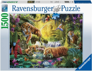 Ravensburger Tigers in the Water - 1500 pieces 17