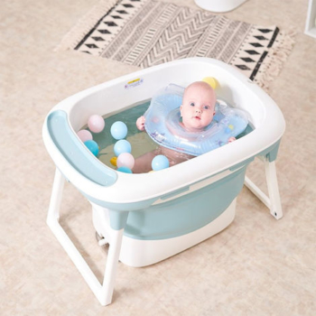 Babysun - Foldable baby bathtub with suspension cushion 3
