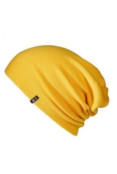 Yellow hat 100% merino wool 19