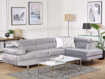 Grey corner sofa - NORREA 2
