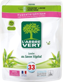 Washing powder 1.5l vegetable soap L'ARBRE VERT 2