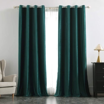 Thermal blackout curtains in Miulee velvet 1