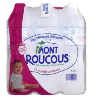 Bottled mineral water MONT ROUCOUS 4
