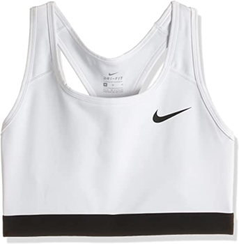 Nike - Med band sports bra white 6