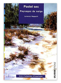 Dry pastel: Snow landscapes 5