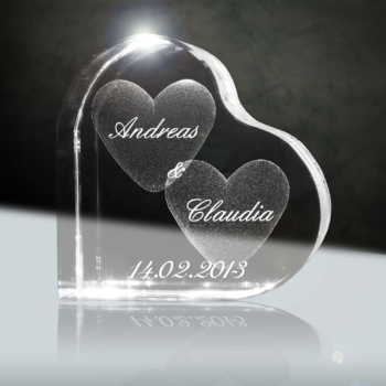 3D Cristal I love you (to personalize) 52