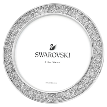 Swarovski - Cadre-photo Minera, rond, ton argenté 72