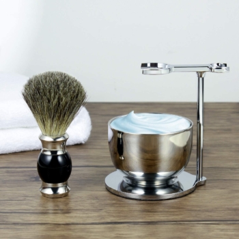 Luxury shaving brush and razor set - Grutti 48