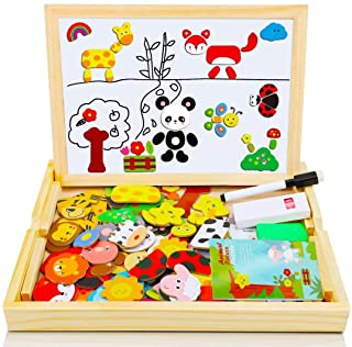 COOLJOY Magnetic Wooden Puzzles 5