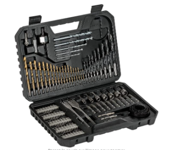 Set of 103 Bosch drills and bits 12