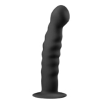 Black silicone dildo with suction cup Easytoys anal collection 15