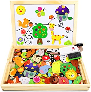 Jojoin Magnetic Wooden Puzzles 110 Pieces 6