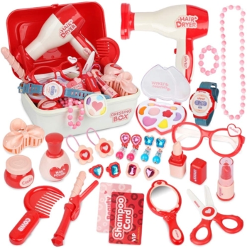 Toy make-up and hairdressing kit 39