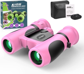 Pink compact binoculars 64