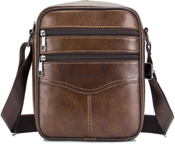 MANNUOSI Genuine Leather Shoulder Bag 7
